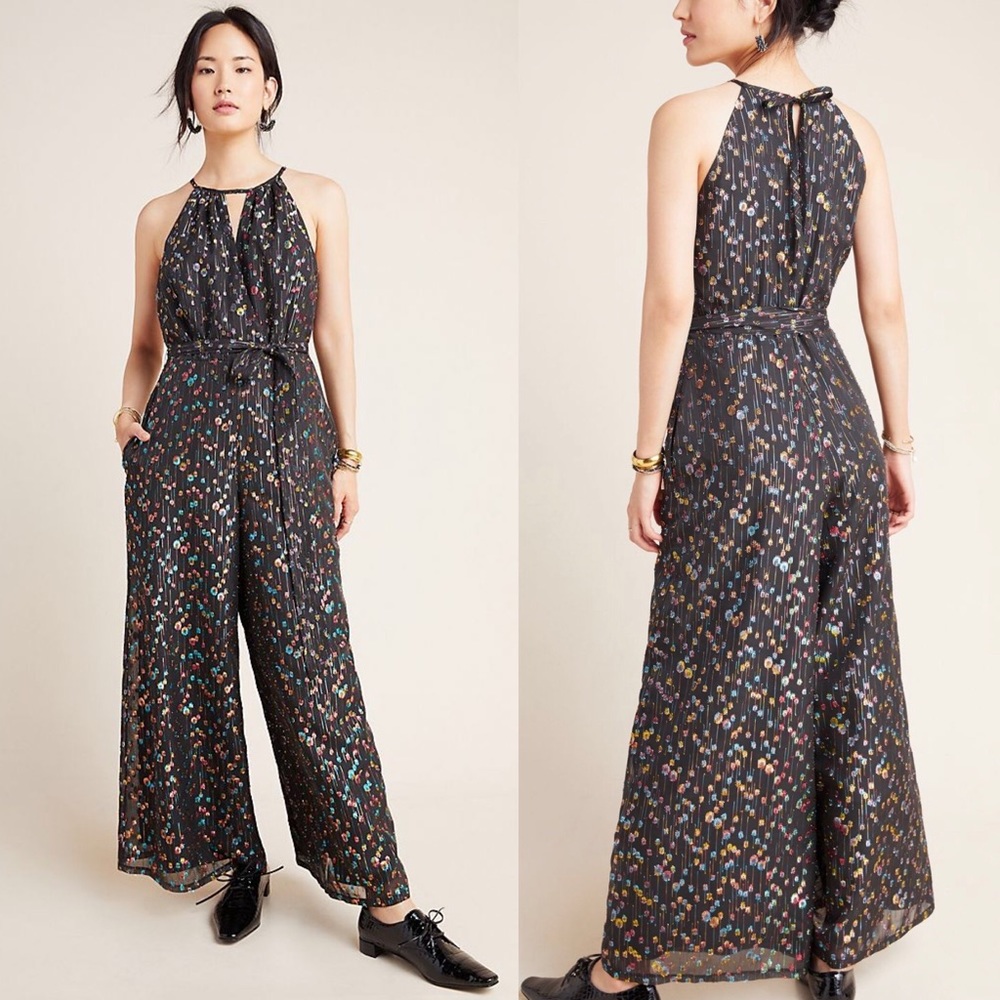 Eva Franco Edita halter jumpsuit NWT